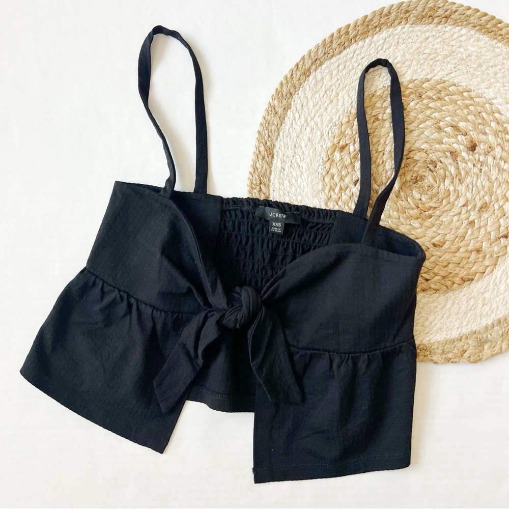 J. Crew Front Tie Crop Top